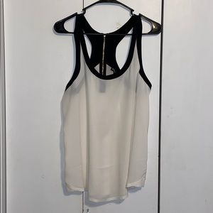 Black + White Tank